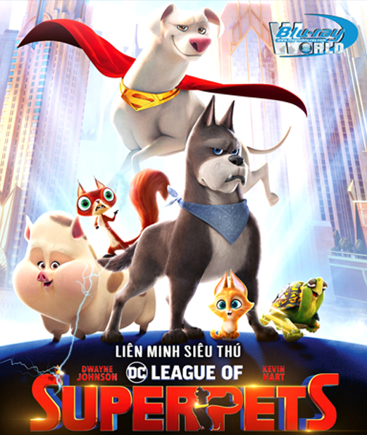 B5473. DC League Of Super-Pets 2022 - Liên Minh Siêu Thú DC 2D25G (DTS-HD MA 7.1 - ATMOS 5.1)